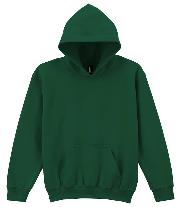 Gildan Gildan Kids Heavy Blend™ Hooded Sweatshirt in Fan Dark Green