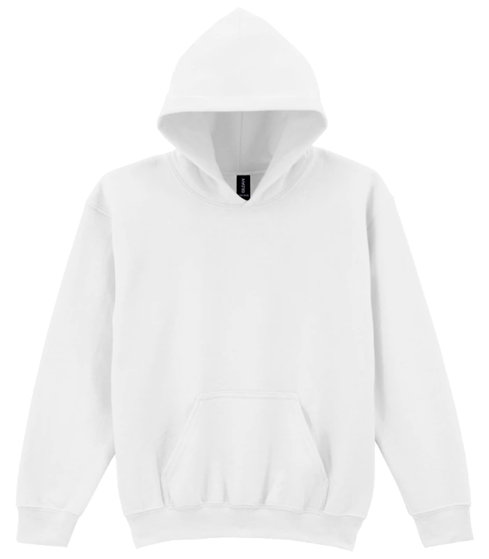 Gildan Gildan Kids Heavy Blend™ Hooded Sweatshirt in WHI