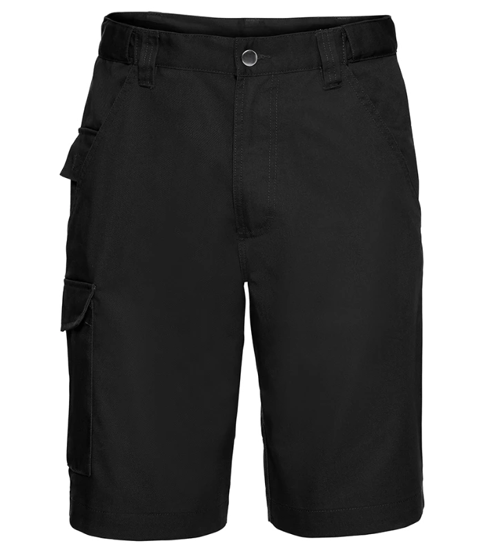 Russell Athletic Russell Athletic Workwear Poly/Cotton Shorts in Black