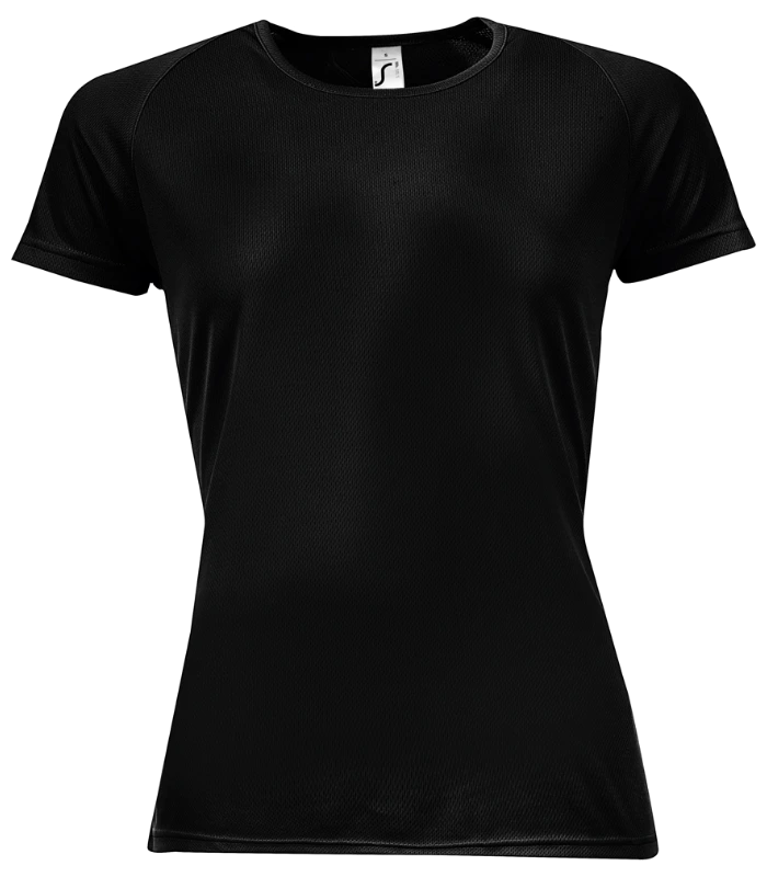 SOL'S SOL'S Ladies Sporty Performance T-Shirt in BLK