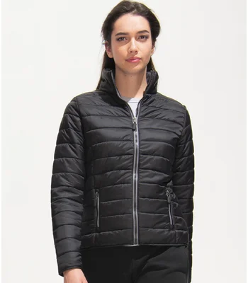 SOL'S SOL'S Ladies Ride Padded Jacket in BLK