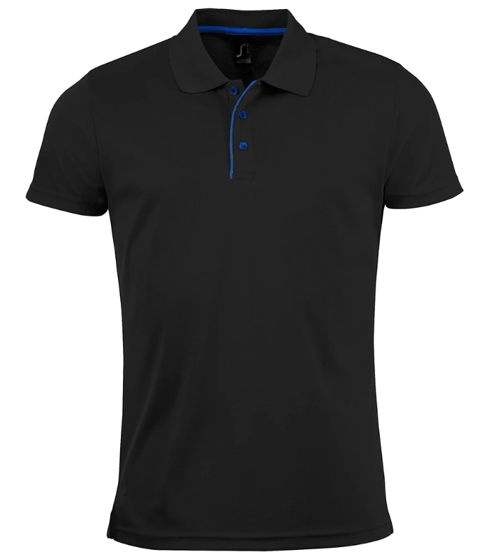 SOL'S SOL'S Performer Piqué Polo Shirt in BLK