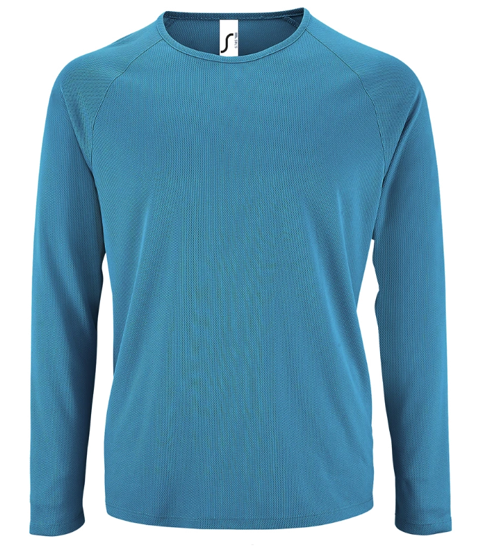 SOL'S SOL'S Sporty Long Sleeve Performance T-Shirt in AQA