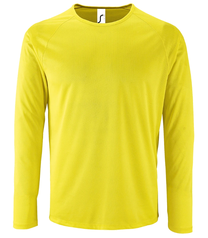 SOL'S SOL'S Sporty Long Sleeve Performance T-Shirt in NYL