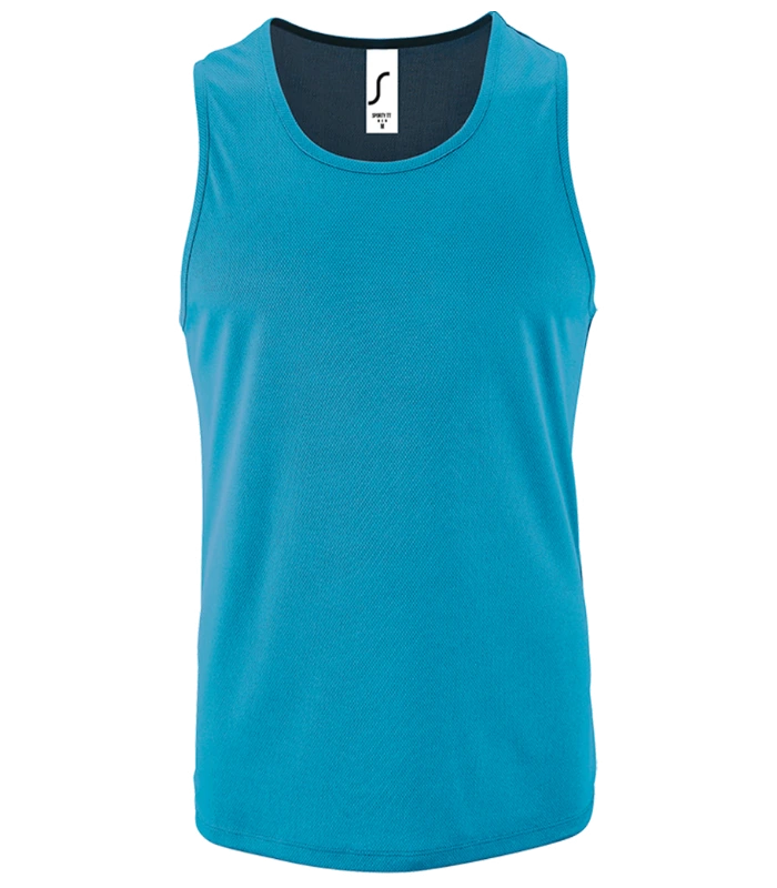 SOL'S SOL'S Sporty Performance Tank Top in AQA