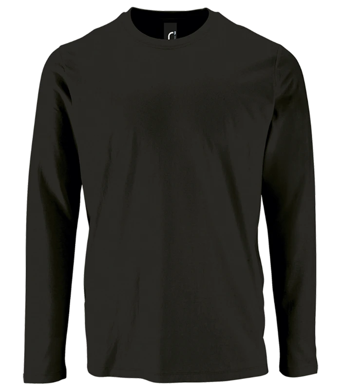 SOL'S SOL'S Imperial Long Sleeve T-Shirt in DBK