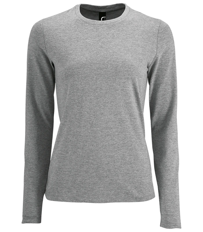 SOL'S SOL'S Ladies Imperial Long Sleeve T-Shirt in GYM