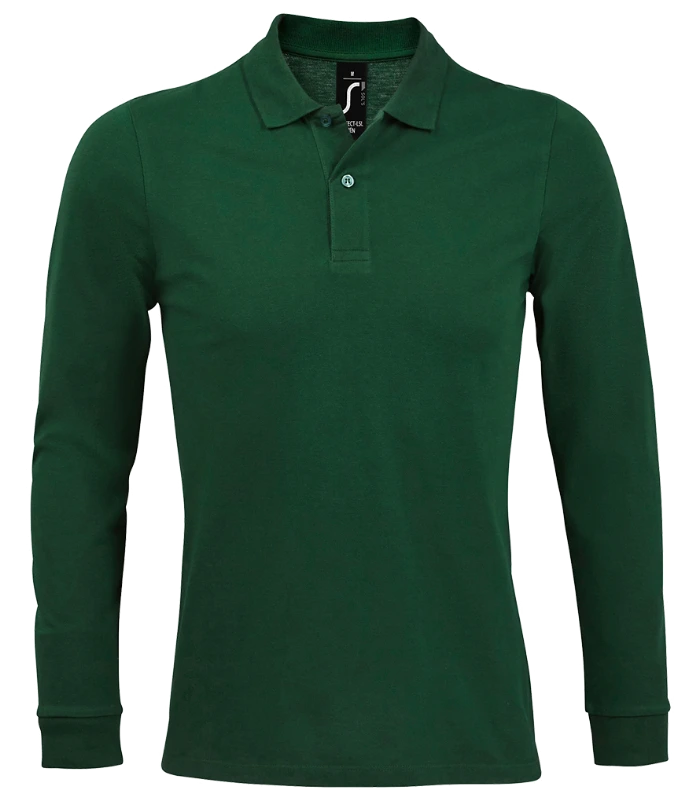 SOL'S SOL'S Perfect Long Sleeve Piqué Polo Shirt in BOT