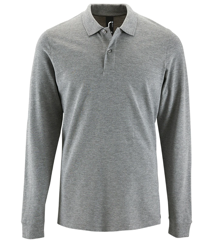 SOL'S SOL'S Perfect Long Sleeve Piqué Polo Shirt in GYM
