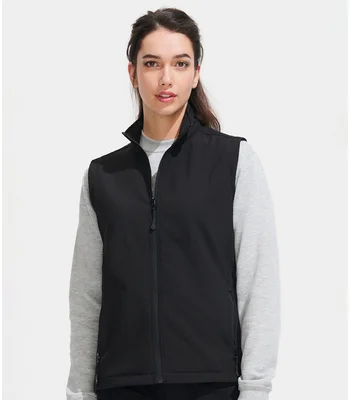 SOL'S SOL'S Ladies Race Soft Shell Bodywarmer in BLK
