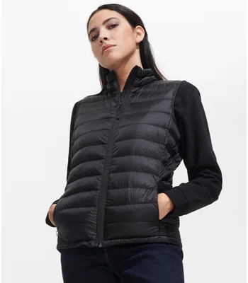 SOL'S SOL'S Ladies Wilson Lightweight Padded Bodywarmer in BLK