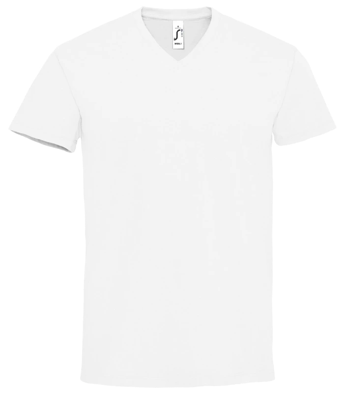 SOL'S SOL'S Imperial V Neck T-Shirt in WHI