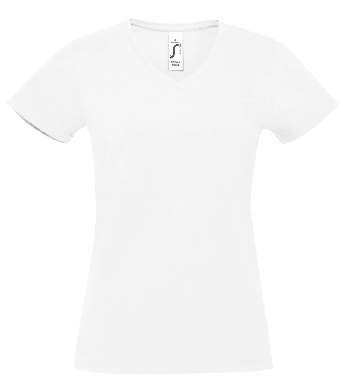 SOL'S SOL'S Ladies Imperial V Neck T-Shirt in WHI