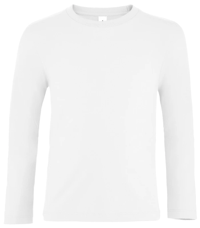 SOL'S SOL'S Kids Imperial Long Sleeve T-Shirt in WHI