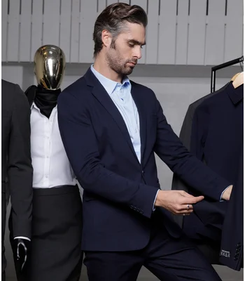 NEOBLU NEOBLU Marcel Piqué Blazer in Night Blue