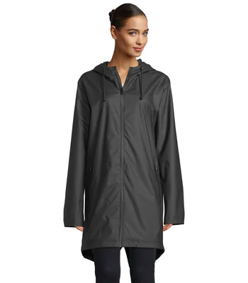 NEOBLU NEOBLU Ladies Antoine Wax Parka Jacket in Deep Black