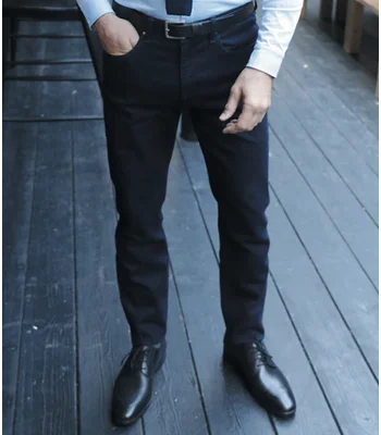 NEOBLU NEOBLU Gaspard Stretch Jeans in Deep Black