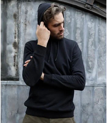 NEOBLU NEOBLU Nicholas French Terry Hoodie in Deep Black