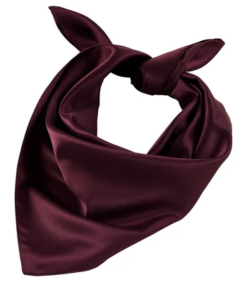 NEOBLU NEOBLU Tara Satin Scarf in Deep Black