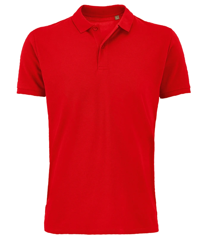 SOL'S SOL'S Planet Organic Piqué Polo Shirt in RED