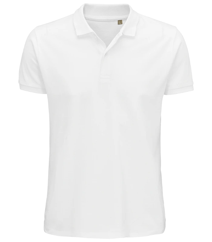 SOL'S SOL'S Planet Organic Piqué Polo Shirt in WHI