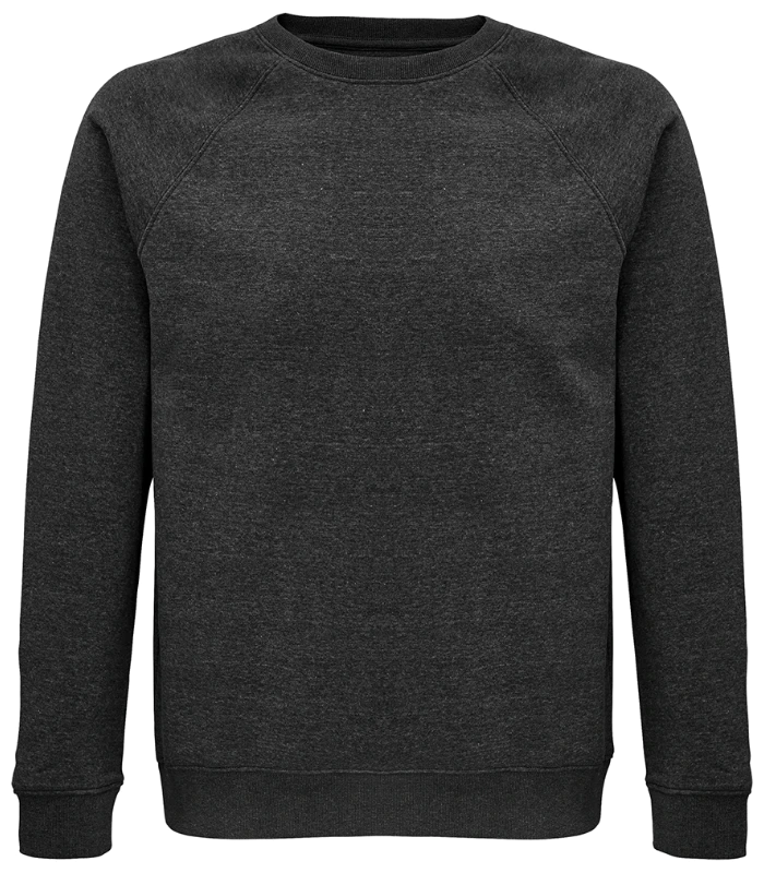SOL'S SOL'S Unisex Space Organic Raglan Sweatshirt in CHM