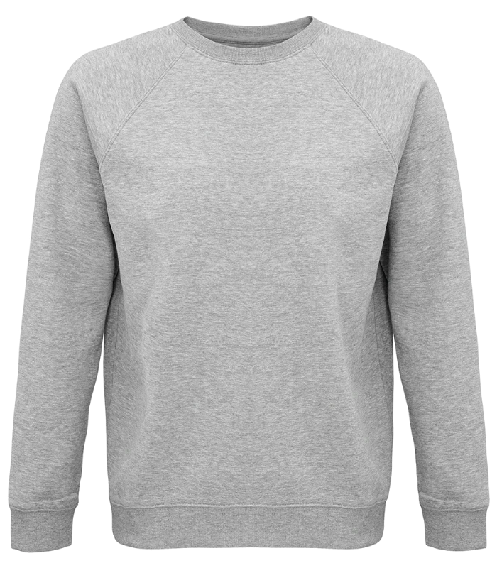 SOL'S SOL'S Unisex Space Organic Raglan Sweatshirt in GYM