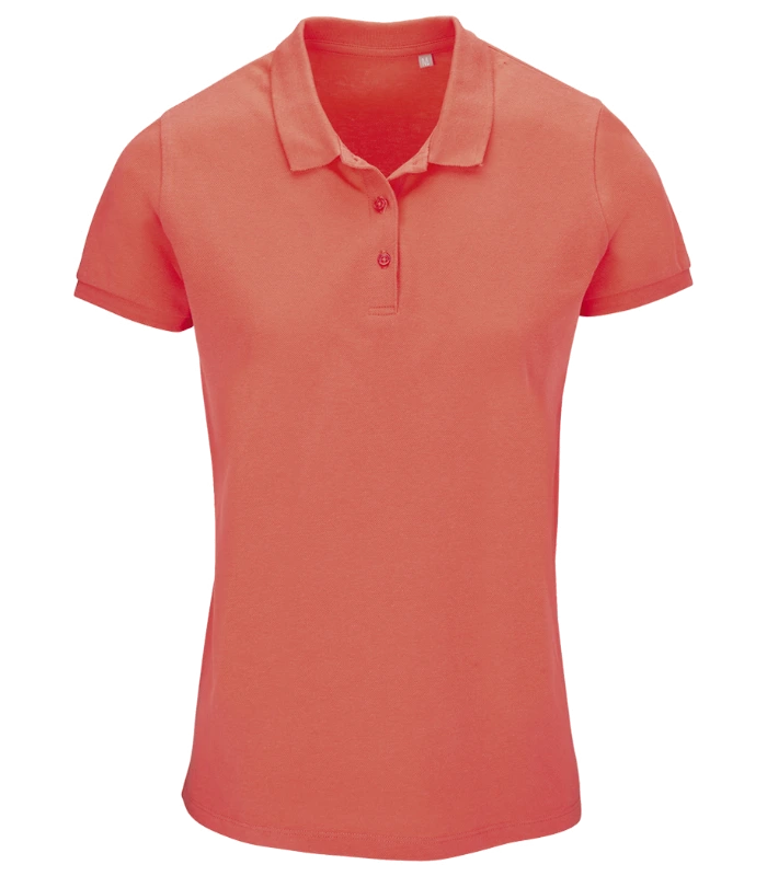 SOL'S SOL'S Ladies Planet Organic Piqué Polo Shirt in PORA