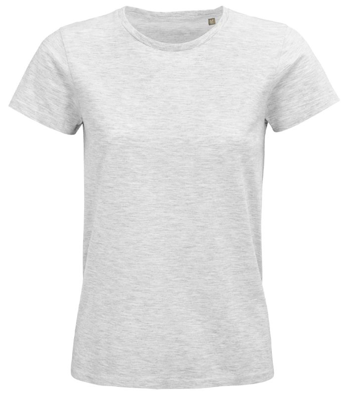 SOL'S SOL'S Ladies Pioneer Organic T-Shirt in ASH