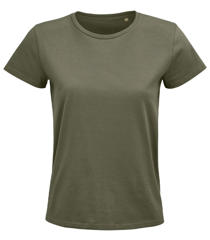 SOL'S SOL'S Ladies Pioneer Organic T-Shirt in KHA