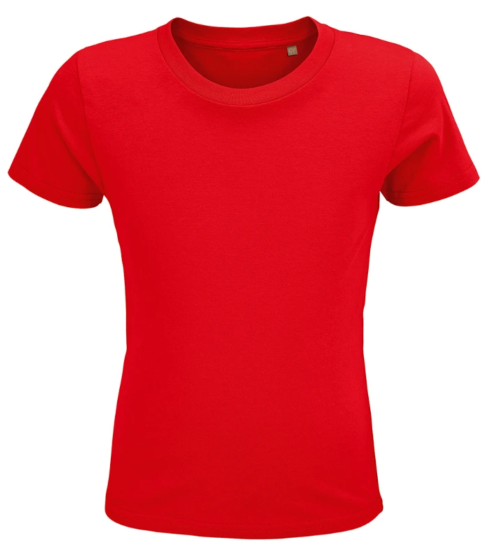 SOL'S SOL'S Kids Crusader Organic T-Shirt in RED