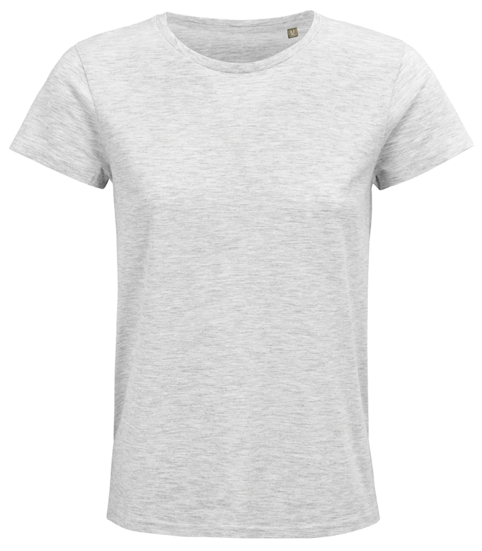 SOL'S SOL'S Ladies Crusader Organic T-Shirt in ASH
