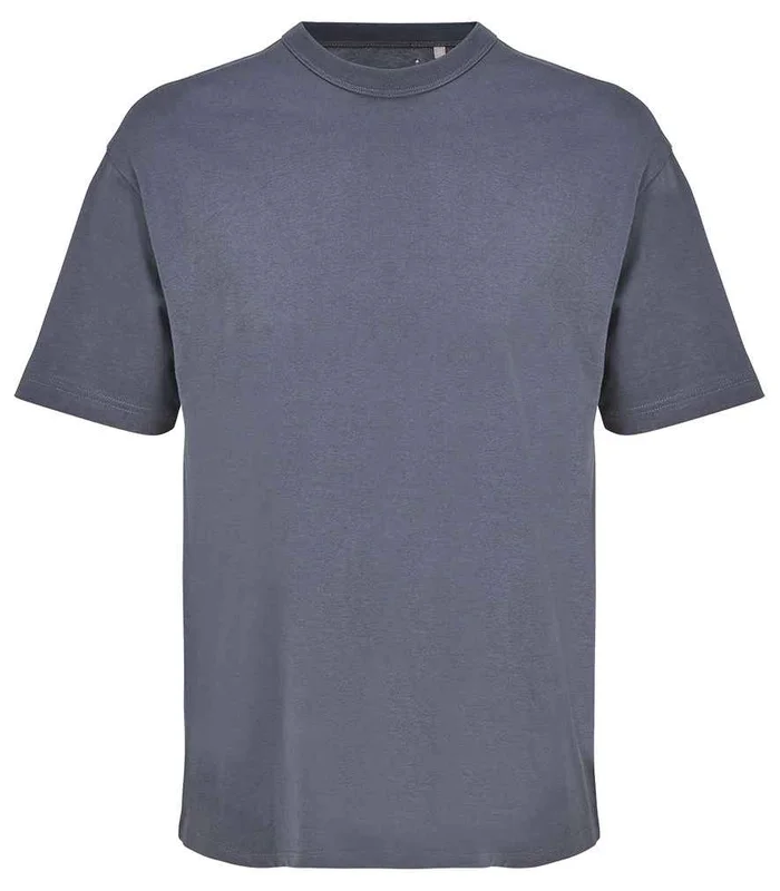 SOL'S SOL'S Boxy Oversized Organic T-Shirt in Mouse Grey