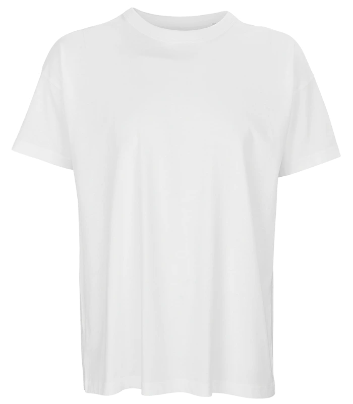 SOL'S SOL'S Ladies Boxy Oversized Organic T-Shirt in WHI