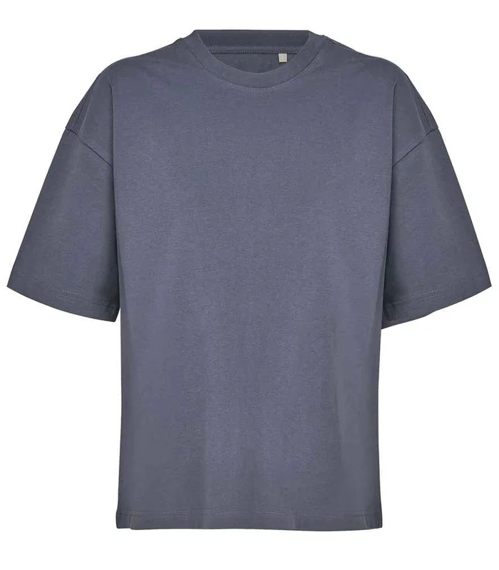 SOL'S SOL'S Ladies Boxy Oversized Organic T-Shirt in Mouse Grey