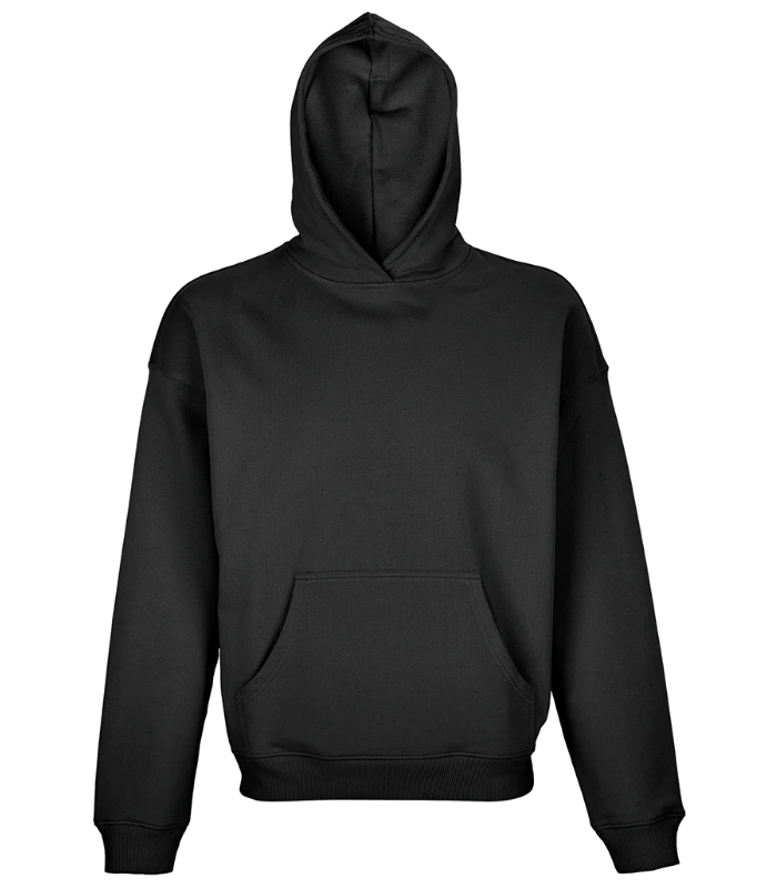 SOL'S SOL'S Unisex Connor Oversized Hoodie in BLK
