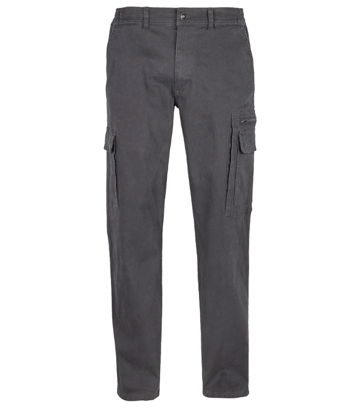 SOL'S SOL'S Docker Stretch Cargo Trousers in DGY