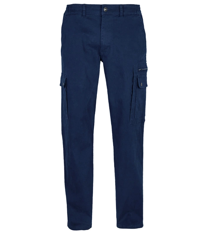 SOL'S SOL'S Docker Stretch Cargo Trousers in NAV