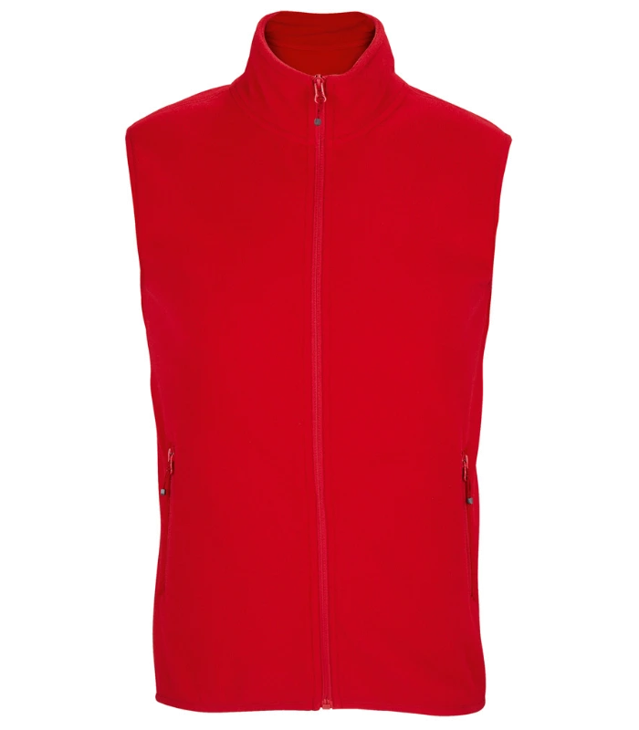 SOL'S SOL'S Unisex Factor Recycled Micro Fleece Bodywarmer in RED