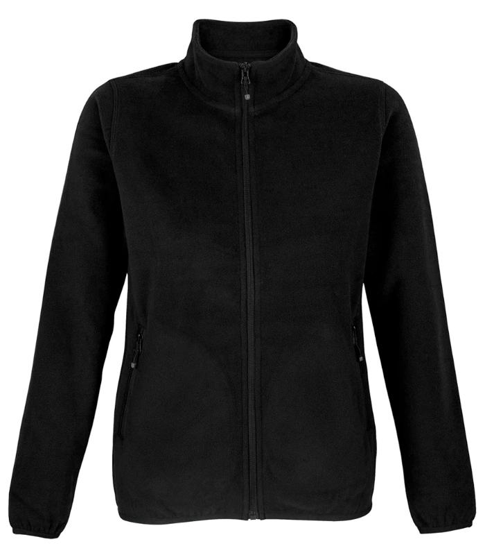 SOL'S SOL'S Ladies Factor Recycled Micro Fleece Jacket in BLK
