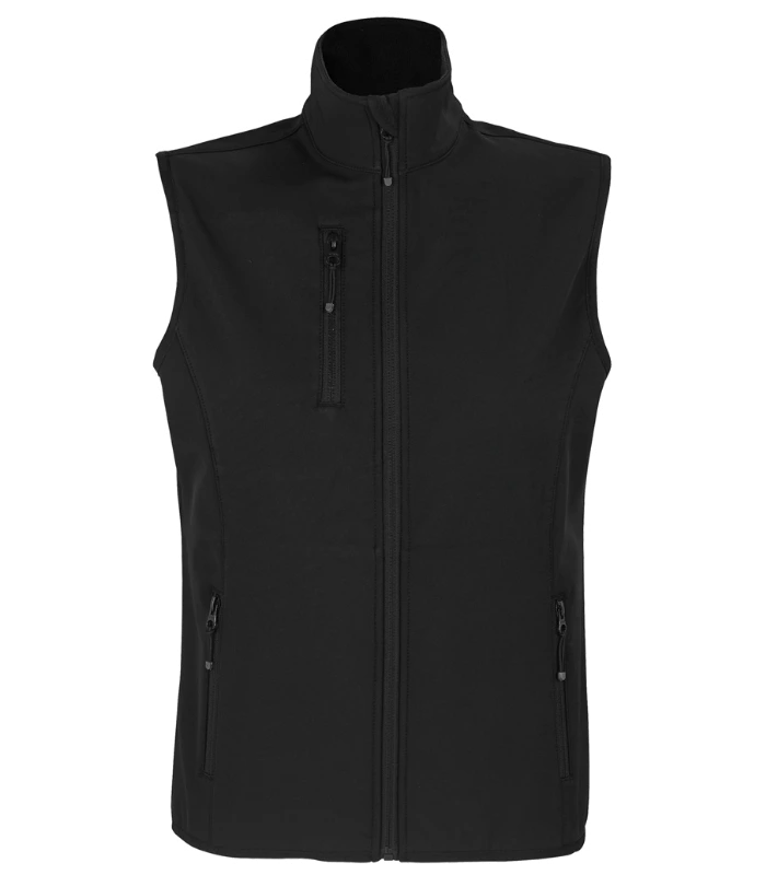 SOL'S SOL'S Ladies Falcon Recycled Soft Shell Bodywarmer in BLK