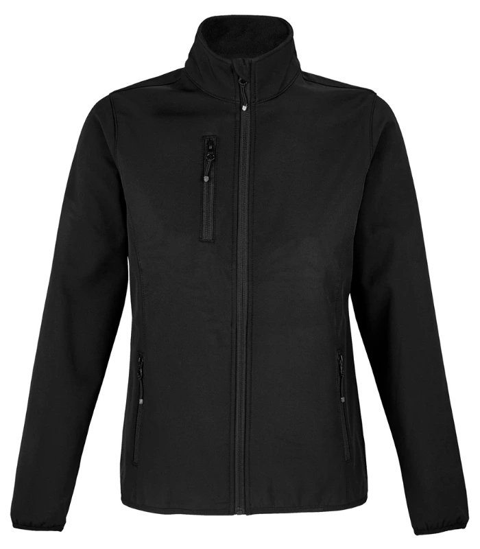 SOL'S SOL'S Ladies Falcon Recycled Soft Shell Jacket in BLK