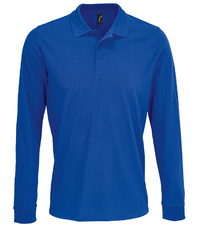 SOL'S SOL'S Unisex Prime Long Sleeve Piqué Polo Shirt in ROY