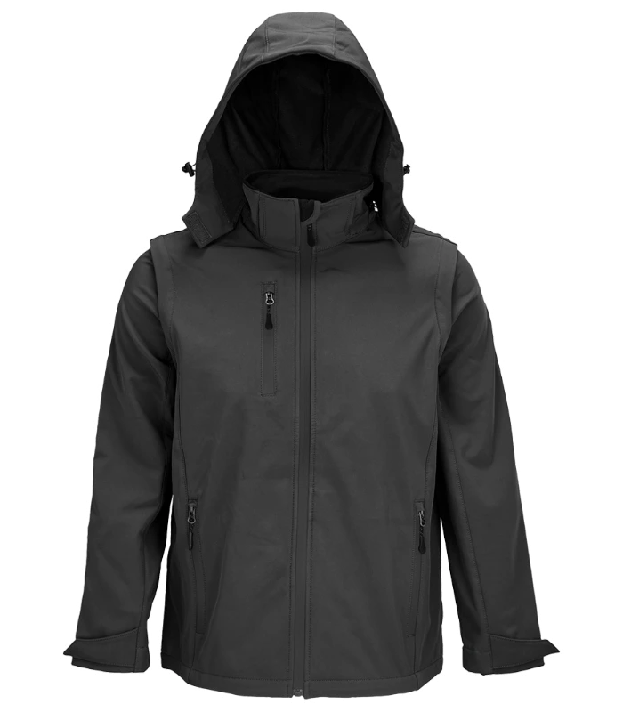 SOL'S SOL'S Unisex Falcon 3-in-1 Soft Shell Jacket in CHA