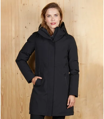 NEOBLU NEOBLU Ladies Alfi Warm Parka Jacket in Deep Black