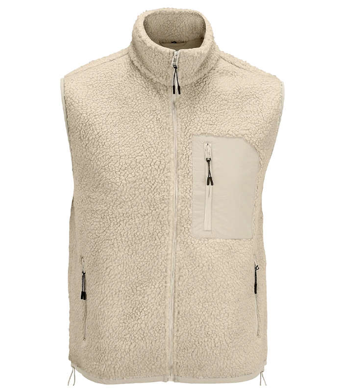 SOL'S SOL'S Unisex Fury Sherpa Bodywarmer in SH/BE