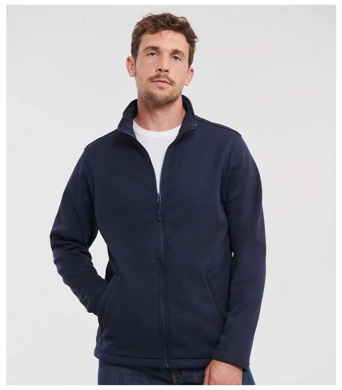 Russell Athletic Russell Athletic Smart Soft Shell Jacket in French Navy