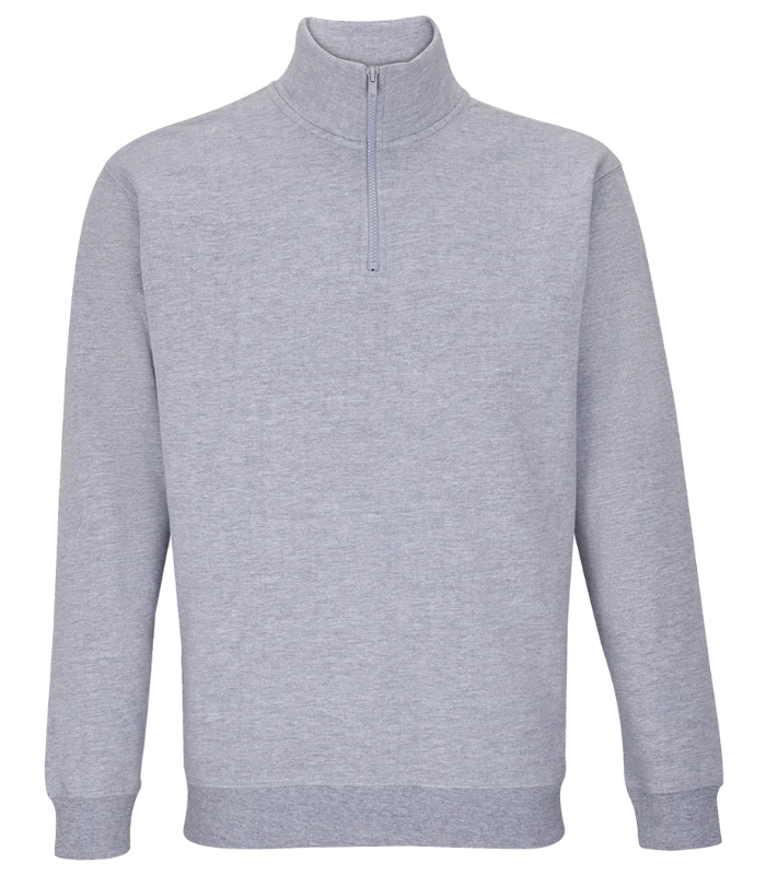SOL'S SOL'S Unisex Conrad 1/4 Zip Sweatshirt in GYM