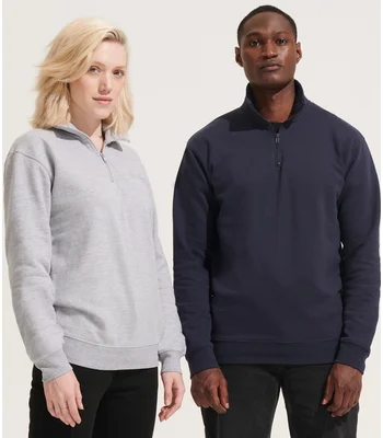 SOL'S SOL'S Unisex Conrad 1/4 Zip Sweatshirt in FNA