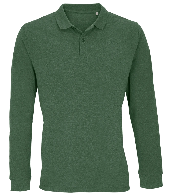 SOL'S SOL'S Unisex Planet Long Sleeve Piqué Polo Shirt in BOT